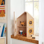 Étagère murale enfant maison avec portes - ™