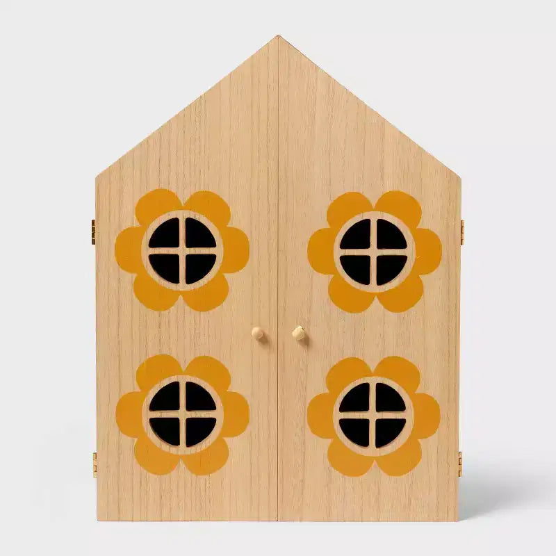 Étagère murale enfant maison avec portes - ™