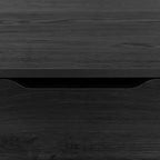 Commode double à 6 tiroirs Fynn en chêne gris : Panneaux de particules stratifiés, garantie de 5 ans, dispositif anti-basculement