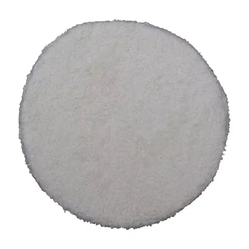 Pouf carré en velours de coton avec passepoil crème : Repose-pieds rembourré, base en pin, capacité de 150 kg
