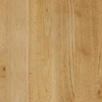 Bureau bohème en bois cannelé avec tiroir et compartiment ouvert marron naturel : surface plaquée, cadre en bois, nettoyage localisé, 78,7 cm H x 109,2 cm L x 61 cm P