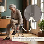 Tabouret pliant sans dossier de 45,7 cm avec capacité de 102 kg
