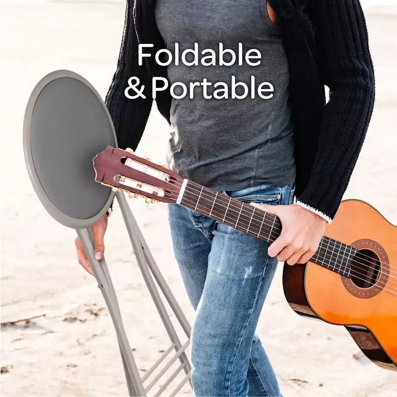 Tabouret pliant sans dossier de 45,7 cm avec capacité de 102 kg
