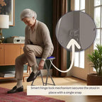 Tabouret pliant sans dossier de 45,7 cm avec capacité de 102 kg