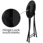 Tabouret pliant sans dossier de 45,7 cm avec capacité de 102 kg