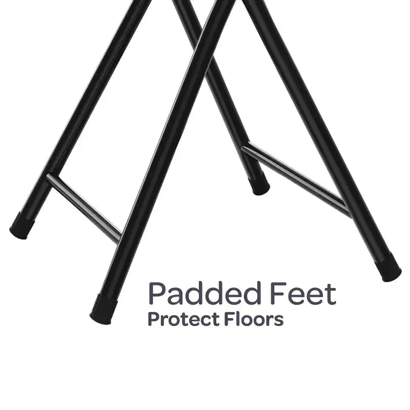 Tabouret pliant sans dossier de 45,7 cm avec capacité de 102 kg