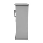 Armoire de toilette murale Vega avec portes à fermeture magnétique, étagère réglable et étagère inférieure ouverte