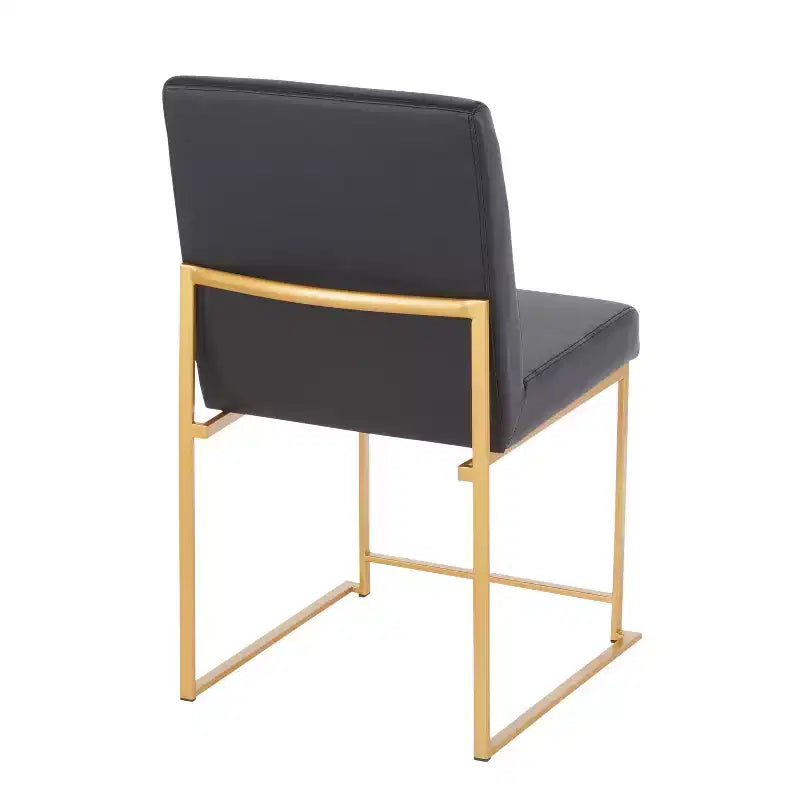 Lot de 2 chaises de salle à manger Fuji à dossier haut -