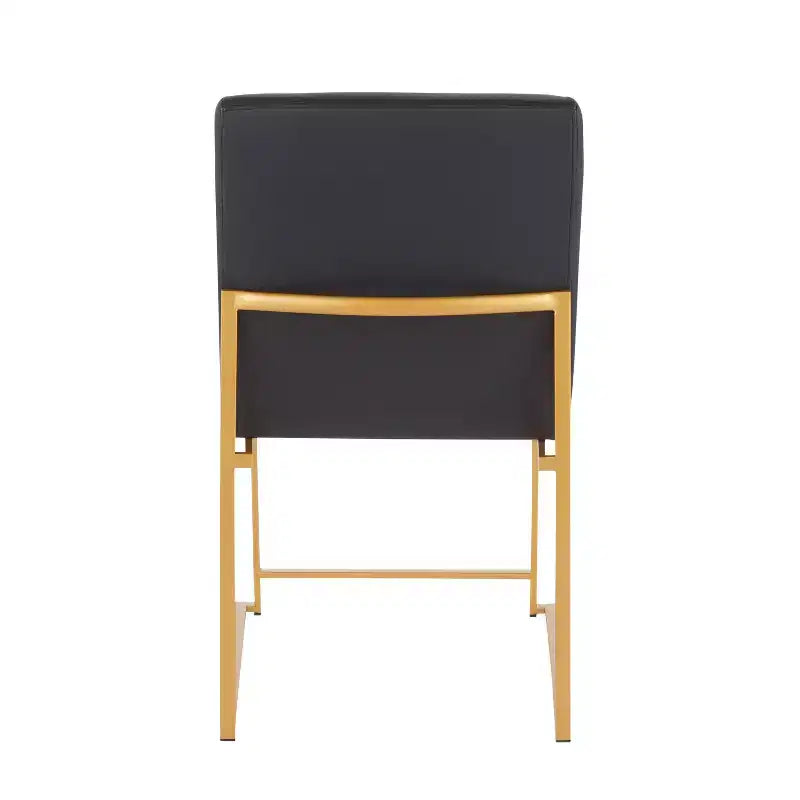 Lot de 2 chaises de salle à manger Fuji à dossier haut -