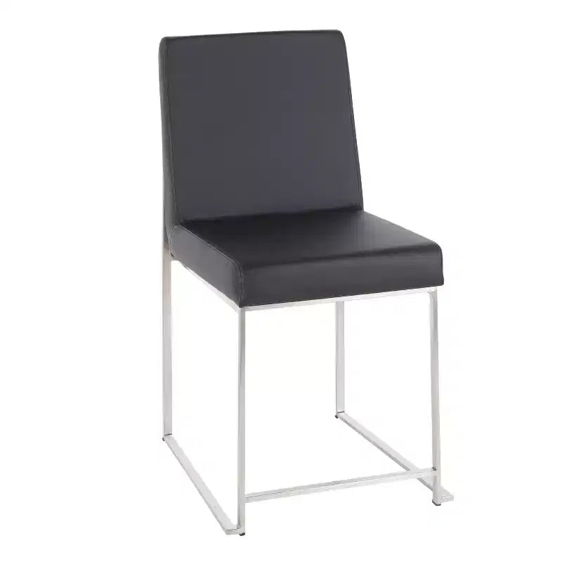 Lot de 2 chaises de salle à manger Fuji à dossier haut -