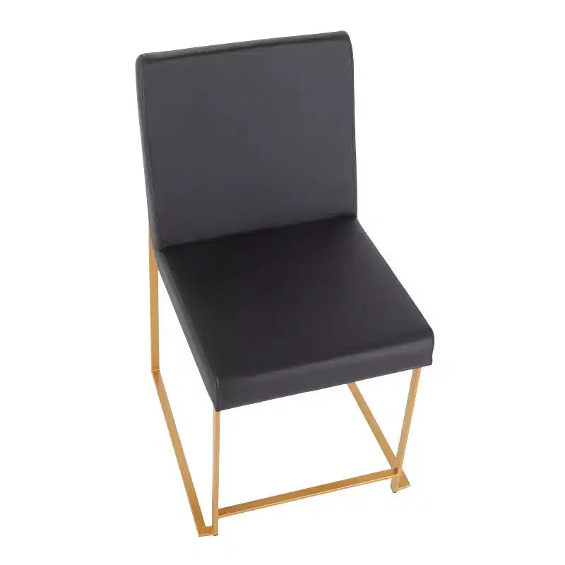Lot de 2 chaises de salle à manger Fuji à dossier haut -