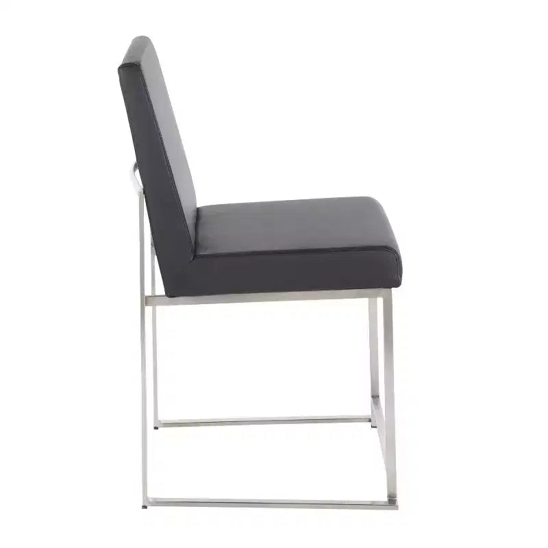 Lot de 2 chaises de salle à manger Fuji à dossier haut -