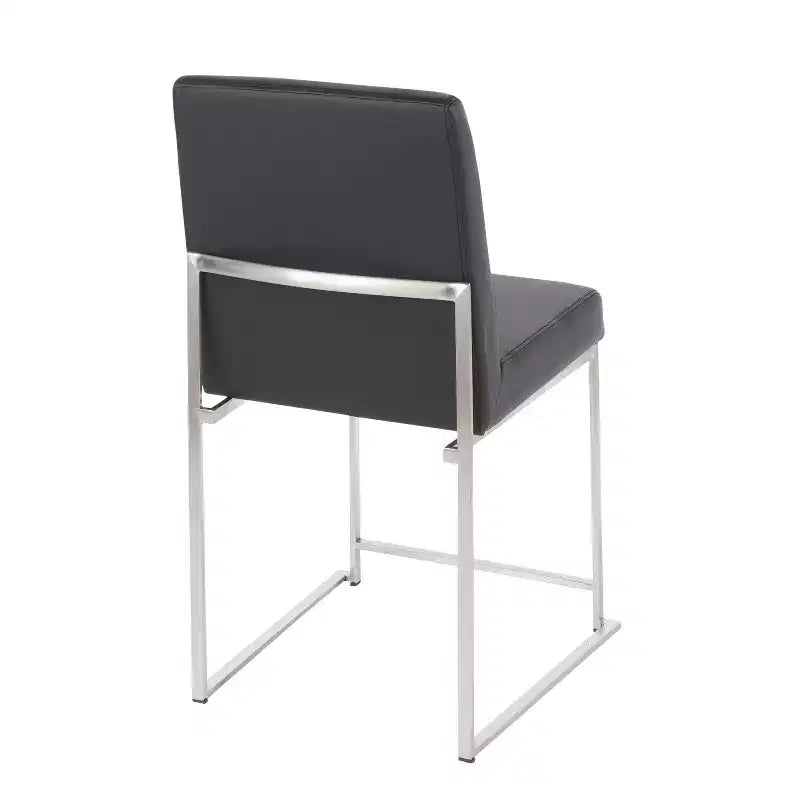 Lot de 2 chaises de salle à manger Fuji à dossier haut -