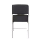 Lot de 2 chaises de salle à manger Fuji à dossier haut -
