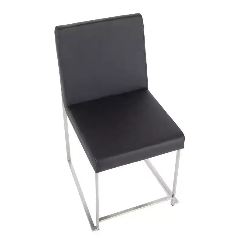 Lot de 2 chaises de salle à manger Fuji à dossier haut -