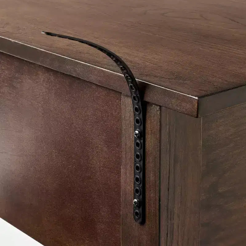 Console de Chevet Palma Arche Marron Foncé - conçue avec Studio McGee