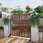 Écran d'intimité extérieur en métal, autoportant, décoratif pour patio