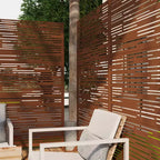 Écran d'intimité extérieur en métal, autoportant, décoratif pour patio