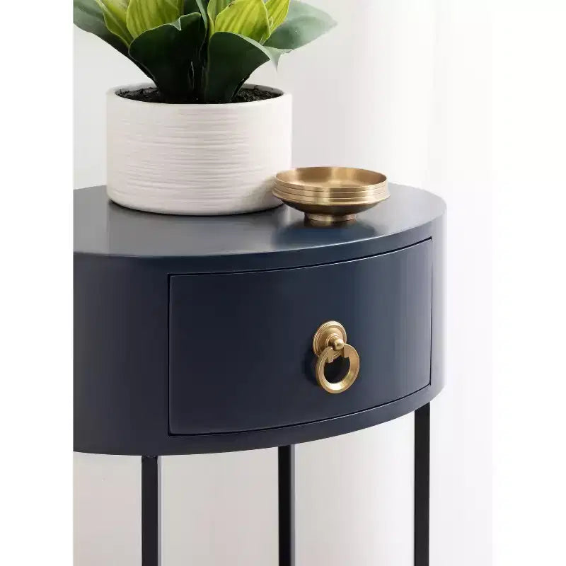 Table d'appoint ovale Decklyn Glam de Kate and Laurel
