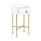 Table d'appoint ovale Decklyn Glam de Kate and Laurel