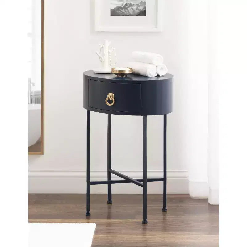 Table d'appoint ovale Decklyn Glam de Kate and Laurel