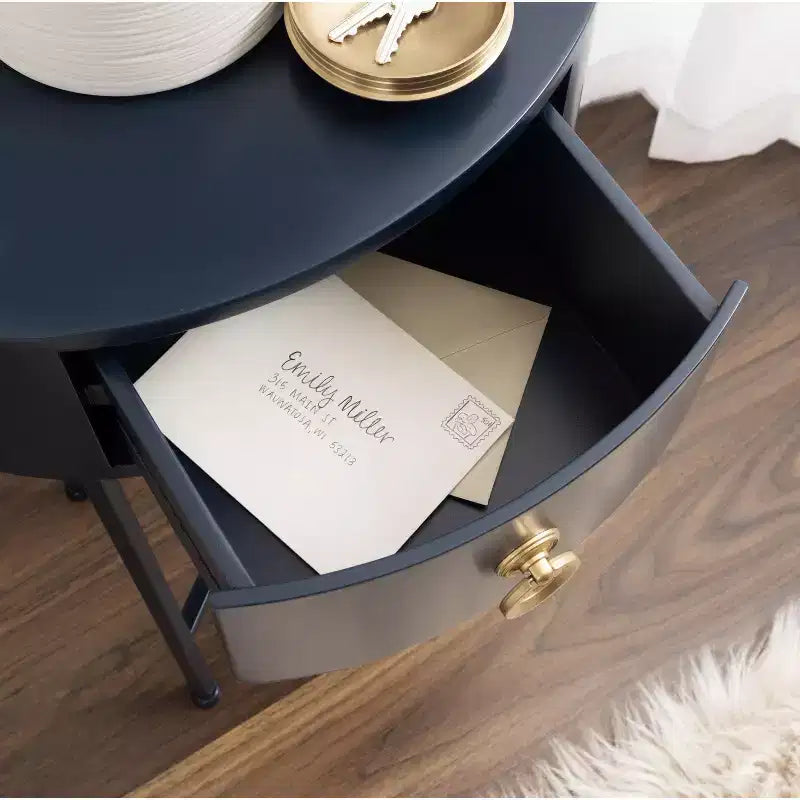 Table d'appoint ovale Decklyn Glam de Kate and Laurel
