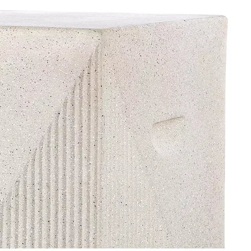 Adrian 20,75 Table d'appoint carrée minimaliste contemporaine intérieure/extérieure