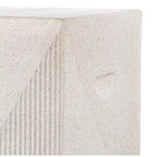 Adrian 20,75 Table d'appoint carrée minimaliste contemporaine intérieure/extérieure