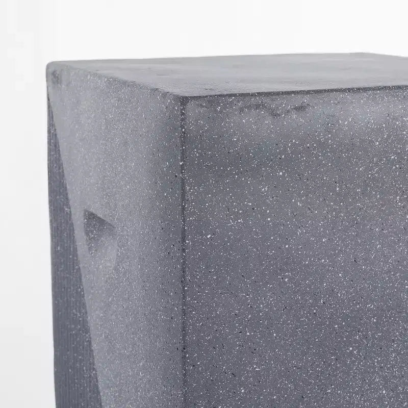 Adrian 20,75 Table d'appoint carrée minimaliste contemporaine intérieure/extérieure