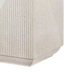 Adrian 20,75 Table d'appoint carrée minimaliste contemporaine intérieure/extérieure