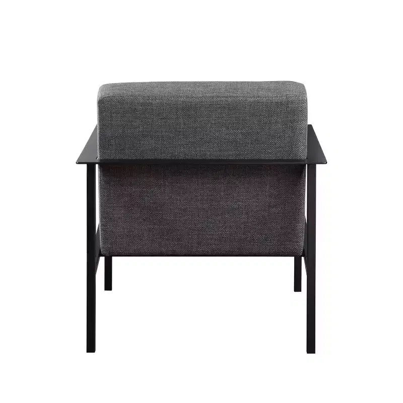 Fauteuil Milano avec accents métalliques