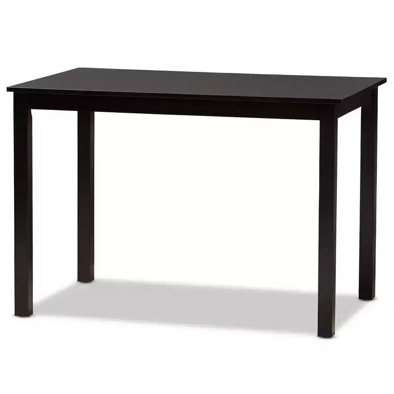 Table à manger Eveline en bois moderne de 43 pouces
