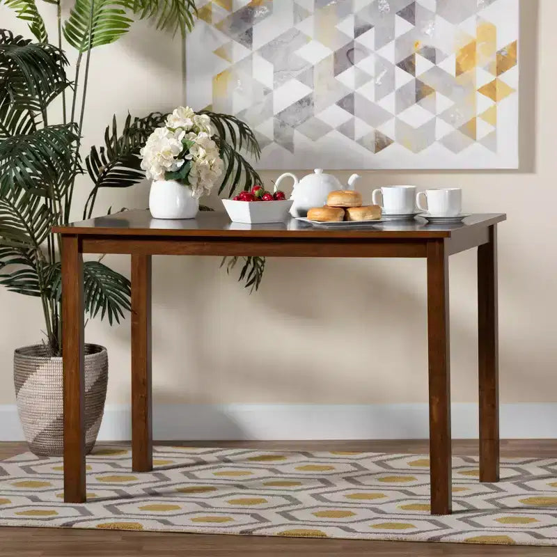 Eveline Modern Wood 43-Inch Dining Table