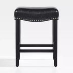 Tabouret de bar et tabouret de comptoir avec assise en selle rembourrée