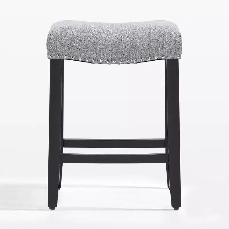 Tabouret de bar et tabouret de comptoir avec assise en selle rembourrée