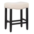 Tabouret de bar et tabouret de comptoir avec assise en selle rembourrée
