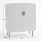 Fulton Buffet 2 Portes avec Façade Cannelée - Buylateral