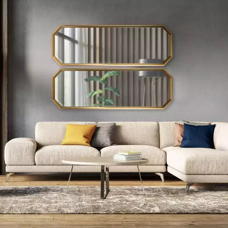 17,5 x 49,5 Calder Miroir mural pleine longueur - All Things Decor