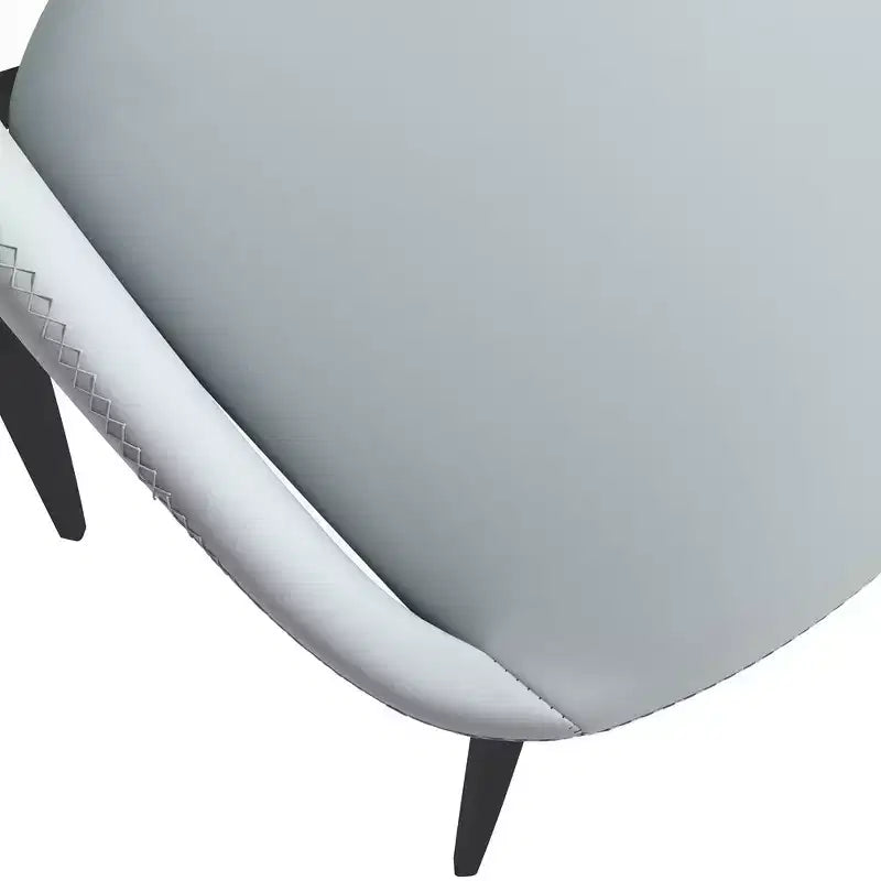 Chaise de salle à manger moderne Amalfi, assise en tissu rembourré avec pieds en métal, siège d'appoint confortable pour cuisine, salle à manger ou bureau