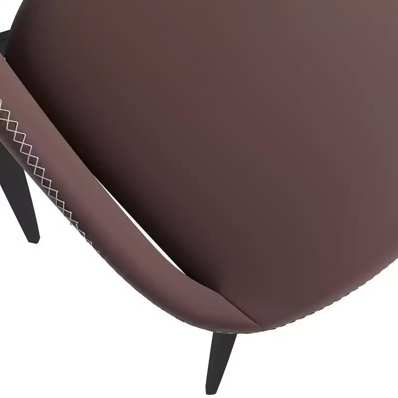 Chaise de salle à manger moderne Amalfi, assise en tissu rembourré avec pieds en métal, siège d'appoint confortable pour cuisine, salle à manger ou bureau