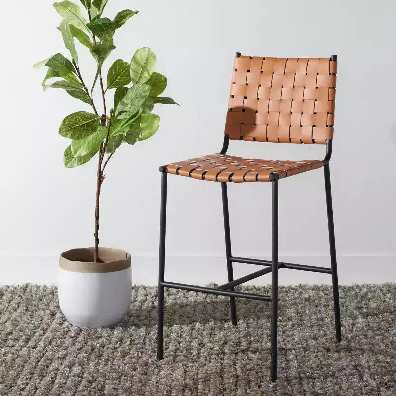 Tabouret de comptoir tissé Olenna - BST3011 -