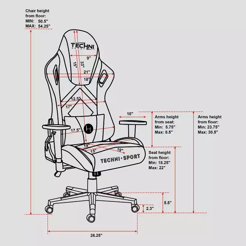 Chaise de jeu en velours à mémoire de forme -
