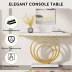 Console étroite et longue de 41 pouces
